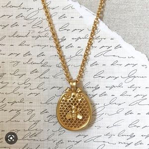 Julie Vos Gold Bee Pendant